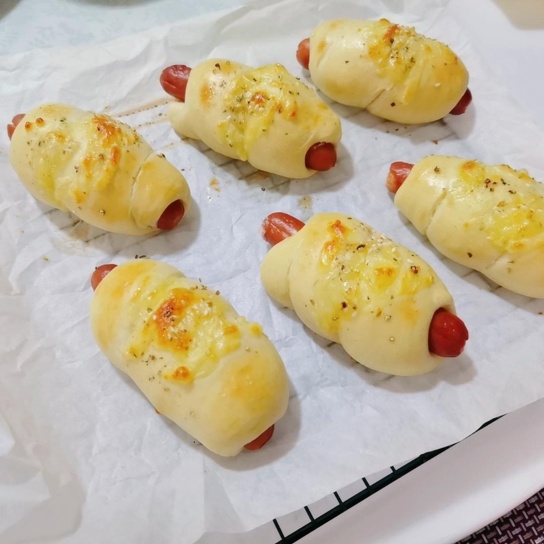 零失败率的芝士肠仔包 肉类面包