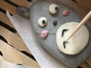 龙猫卡通雪糕包子Totoro---创意馒头的做法 步骤12