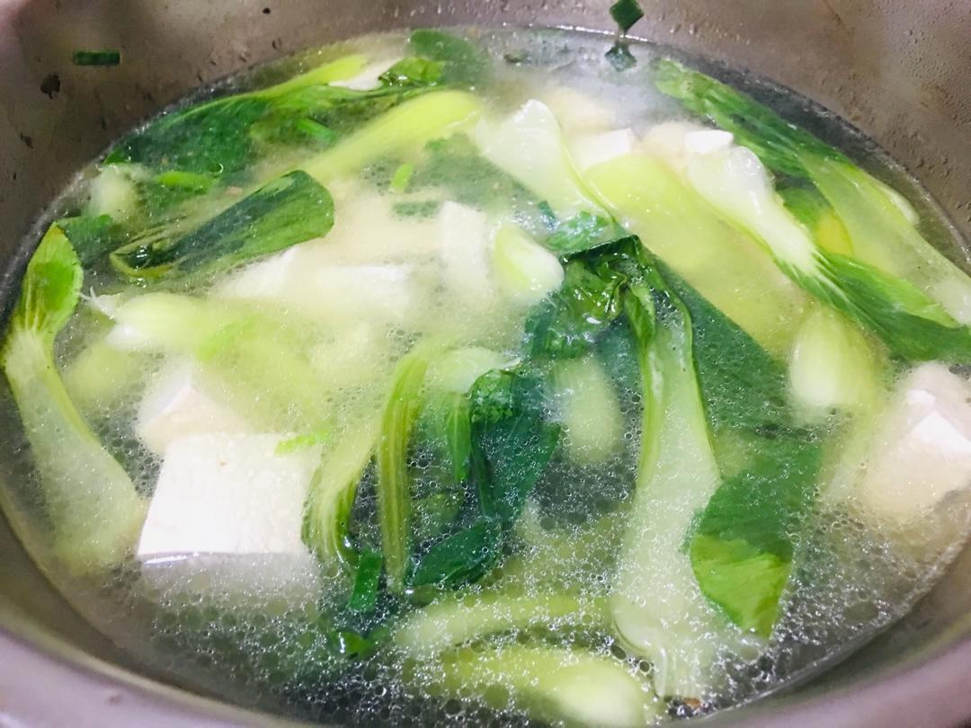 青菜豆腐汤
