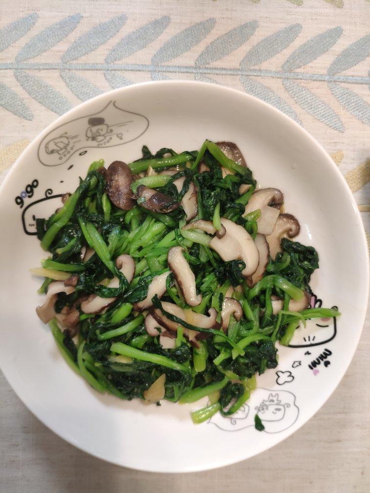mile10做的香菇鸡毛菜