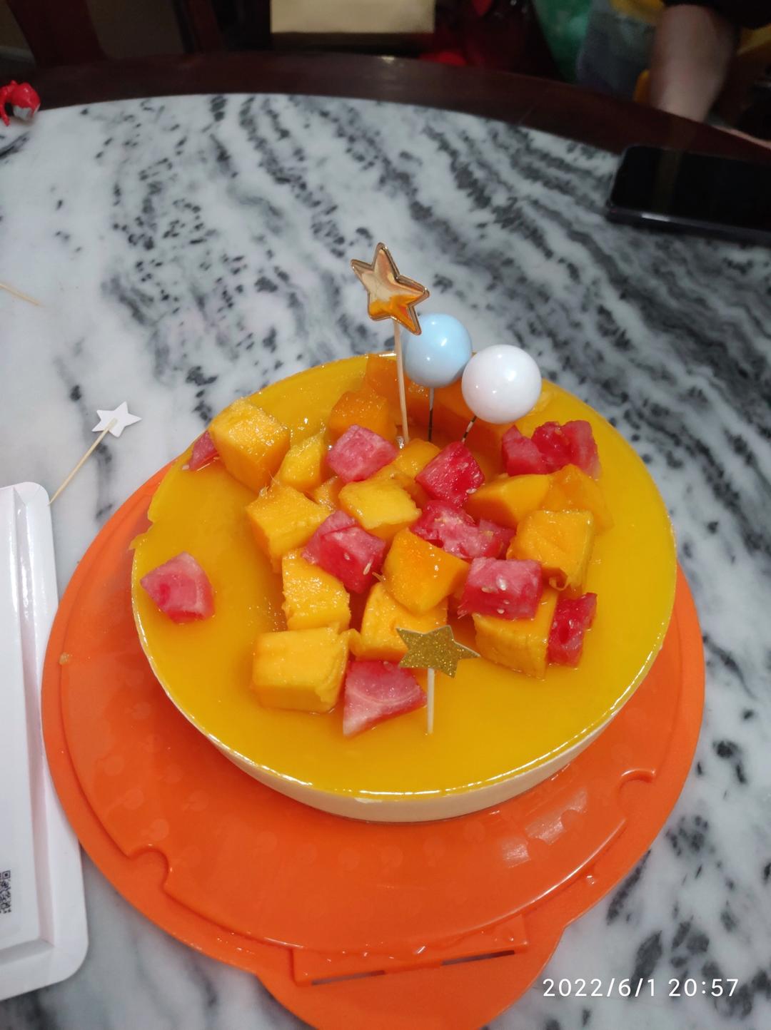 芒果慕斯蛋糕8寸