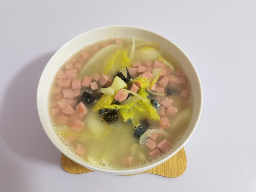 简易版上汤娃娃菜，十分钟开饭的做法