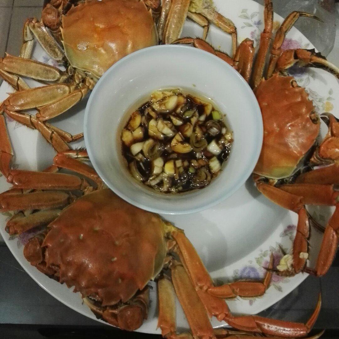 清蒸大闸蟹