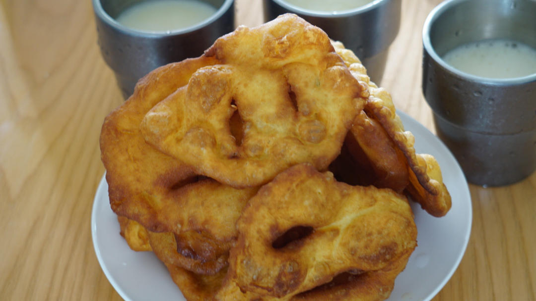 全烫面发面油饼