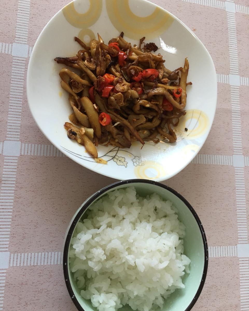 干煸手撕杏鲍菇