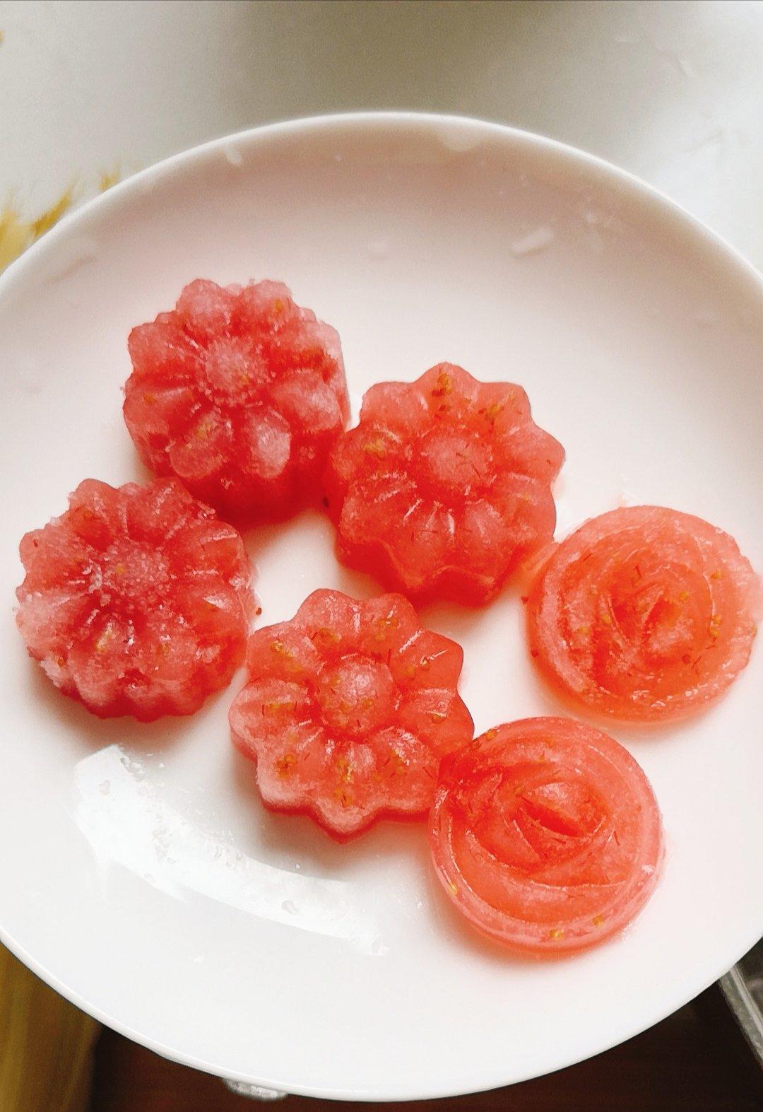 廖若星辰8做的草莓果冻(吉利丁版)