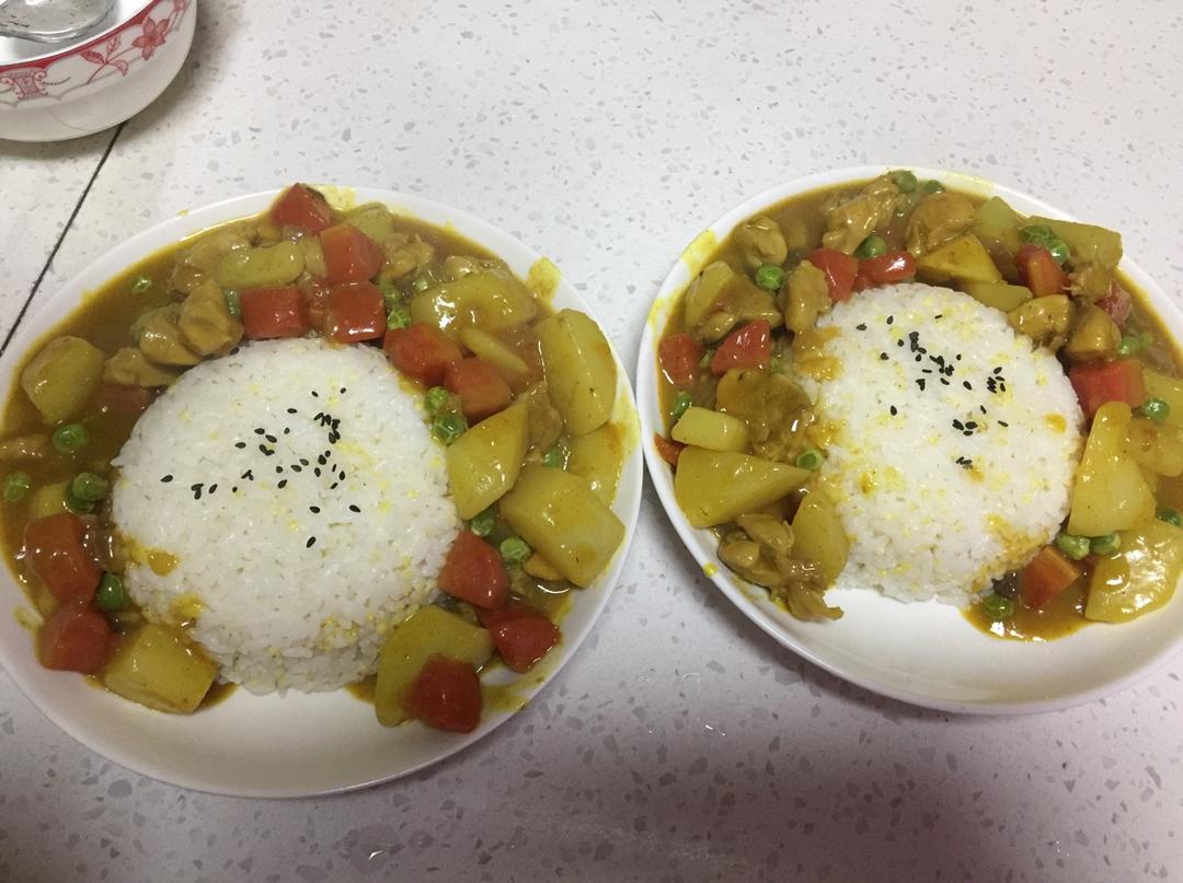 咖喱鸡肉饭