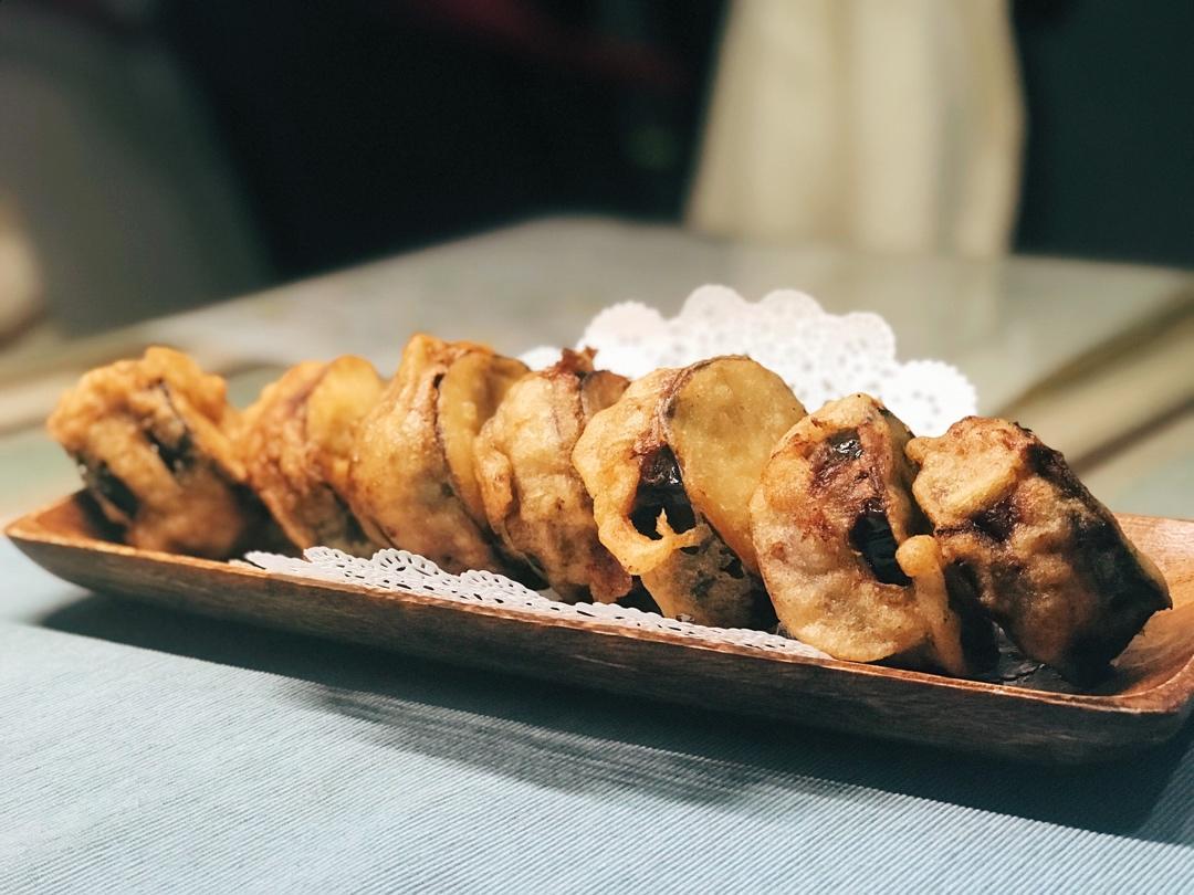 香炸茄盒-家乡的味道 Stuffed Fried Eggplant with Pork