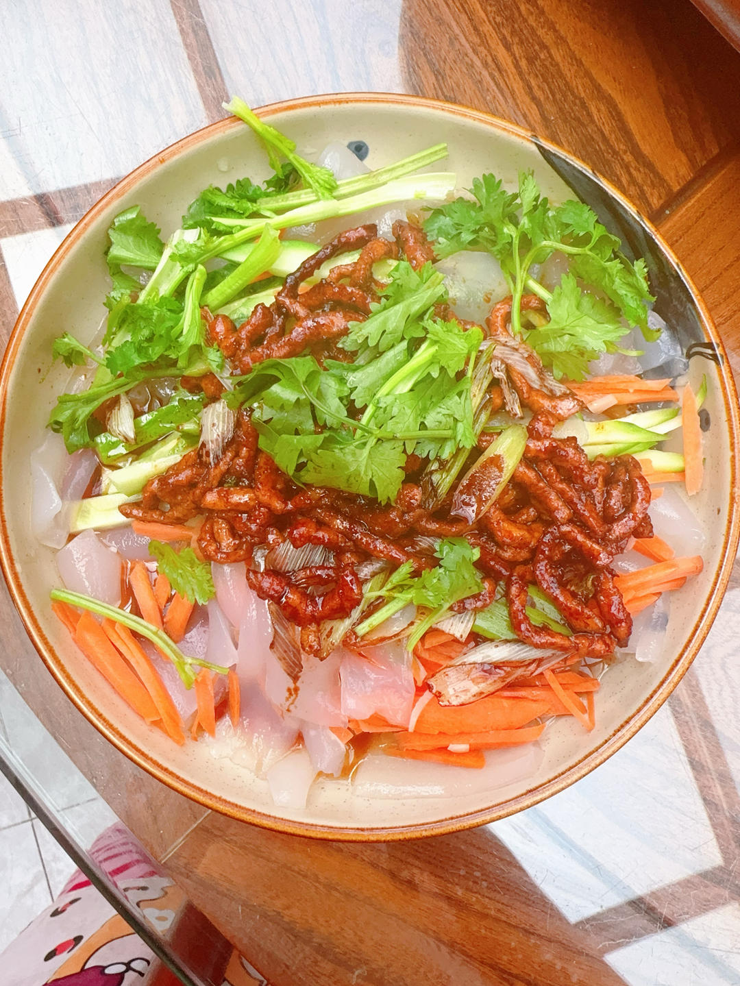 肉丝大拉皮
