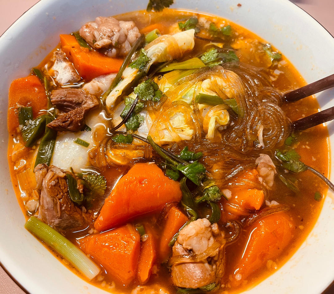 羊肉胡萝卜火锅