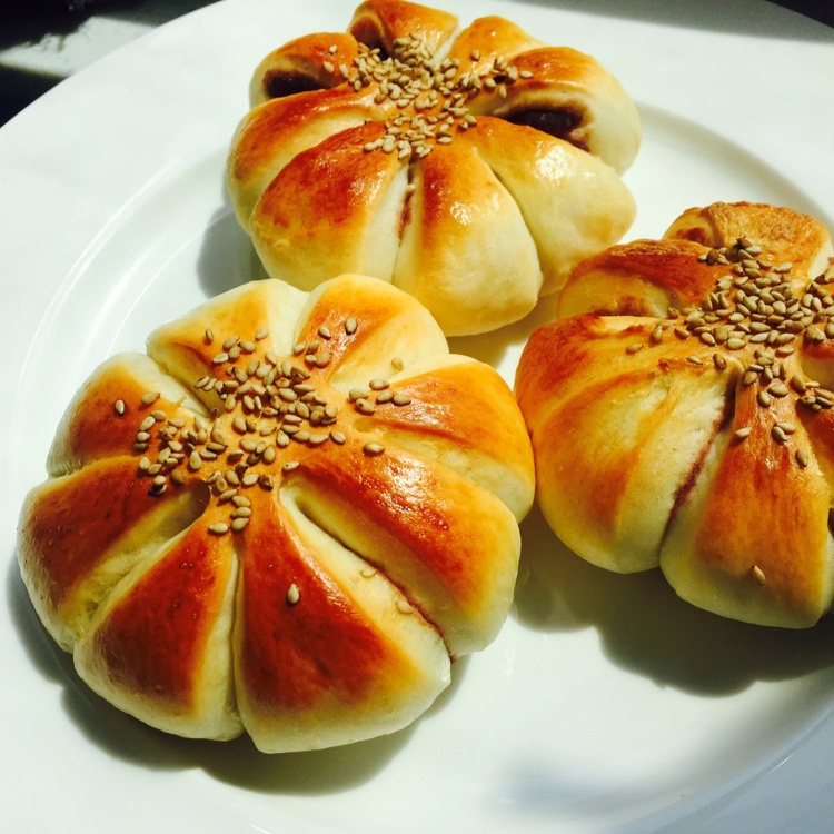 豆沙早餐包