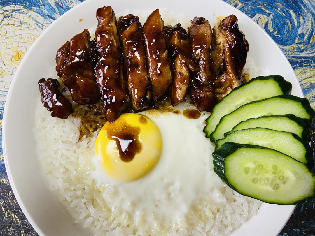 照烧鸡腿饭