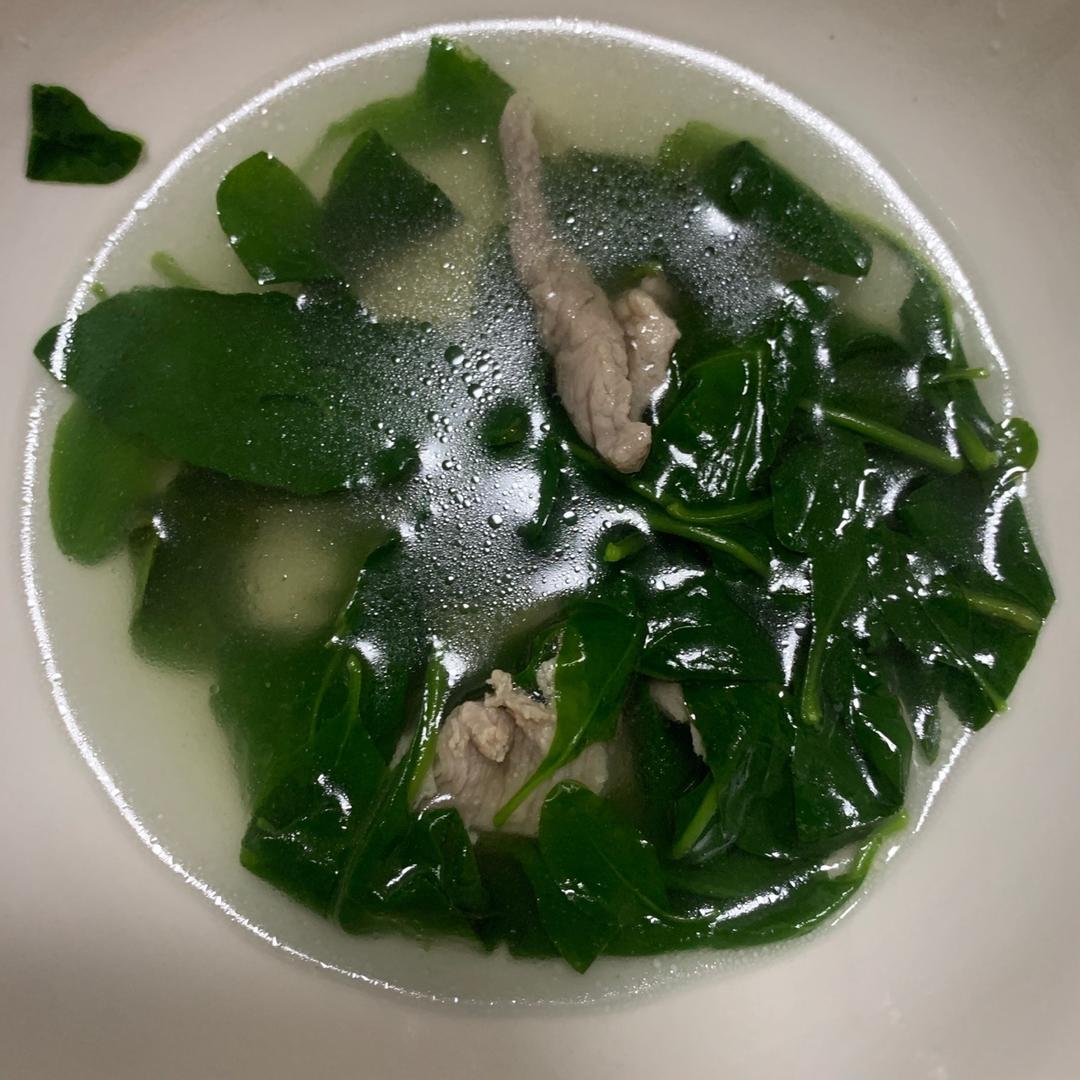 枸杞叶瘦肉汤（客家风味）