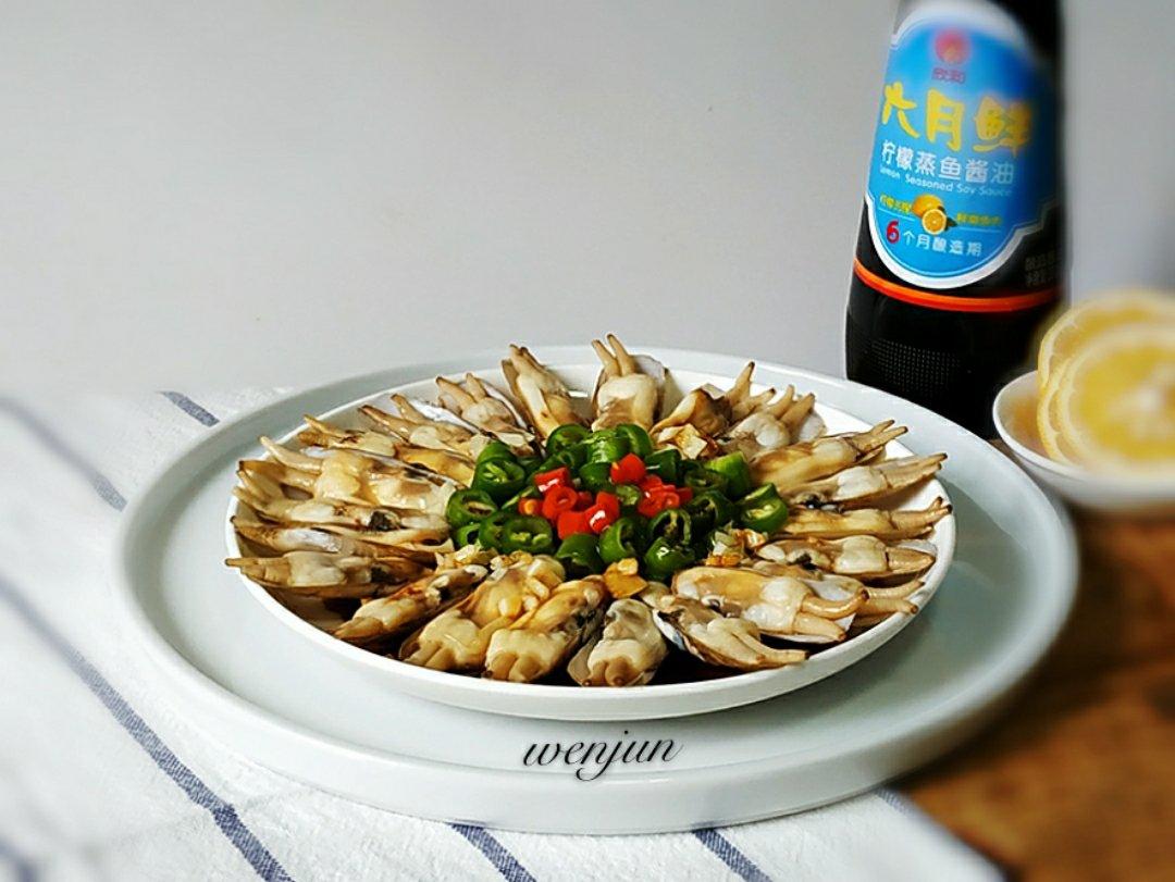 葱香蒜蓉双椒蛏子