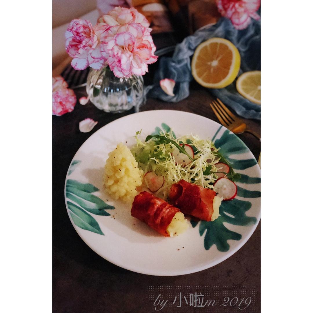 培根🥓土豆泥卷