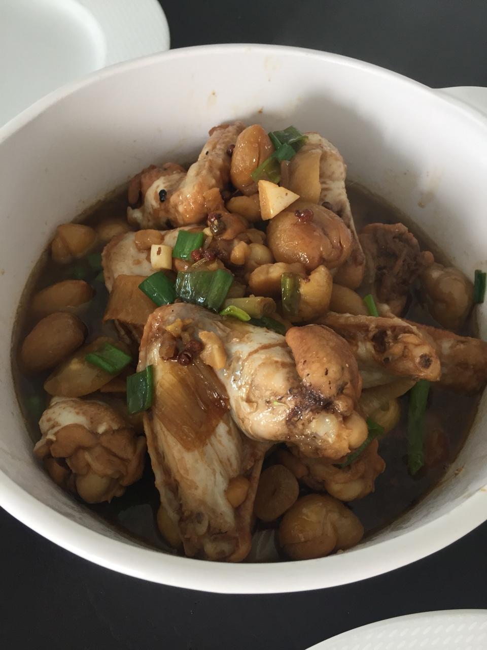 板栗烧鸡翅