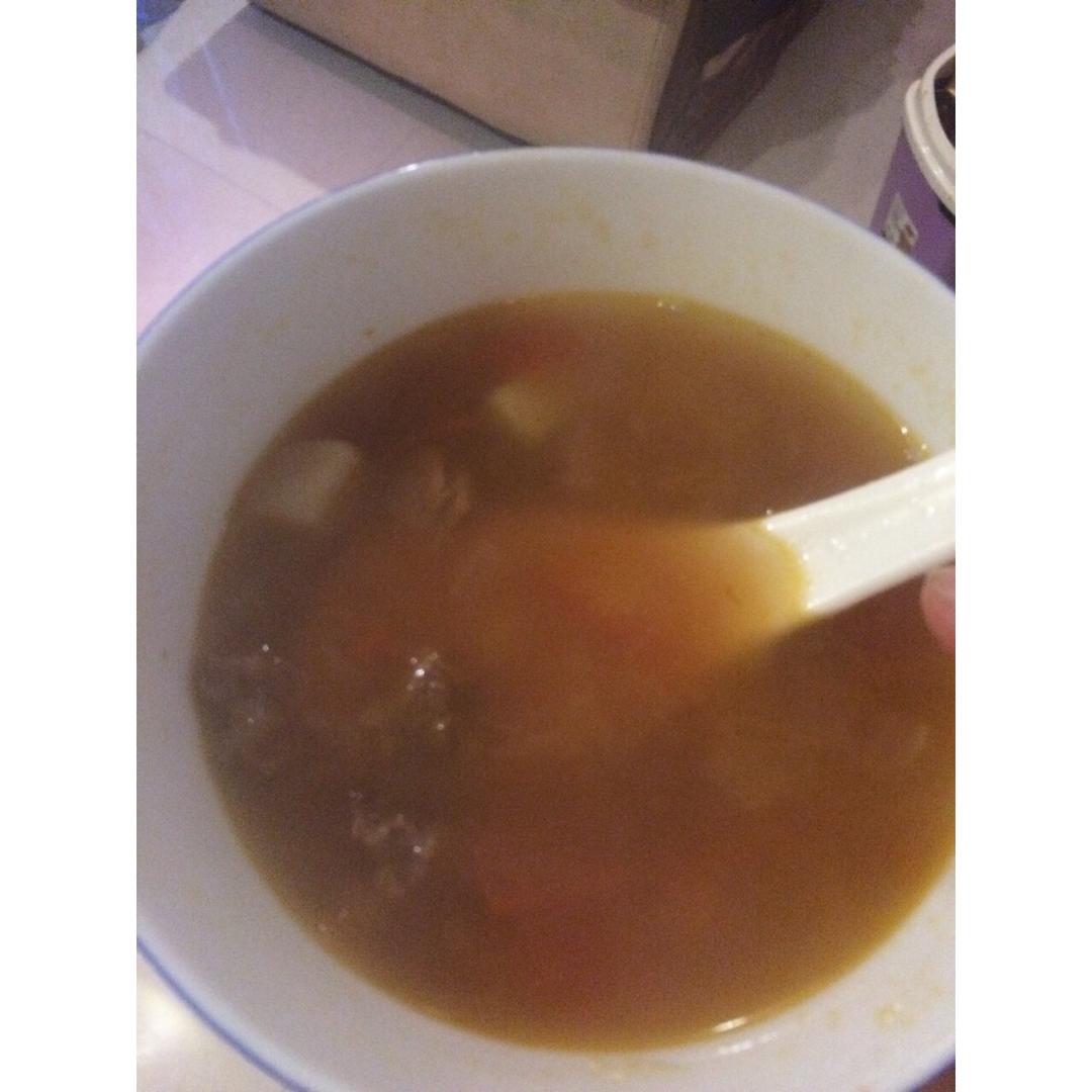 番茄牛腩(这样做牛肉不会老哦）