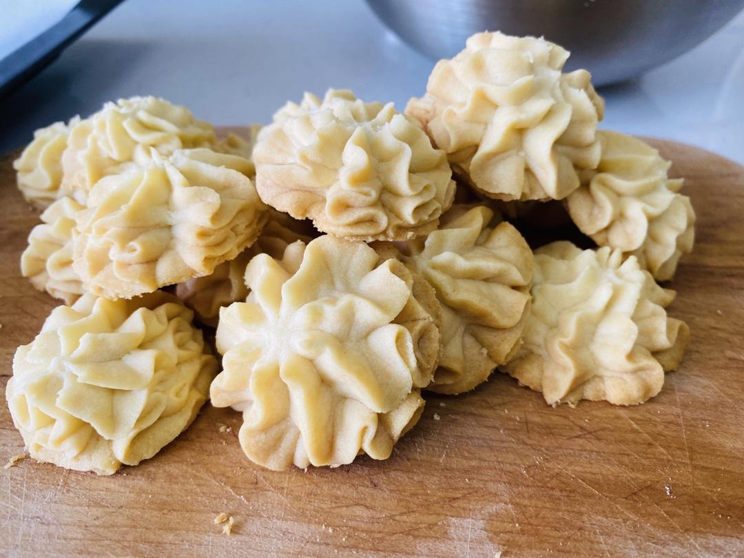 花纹清晰的云顶曲奇（网红曲奇小花）