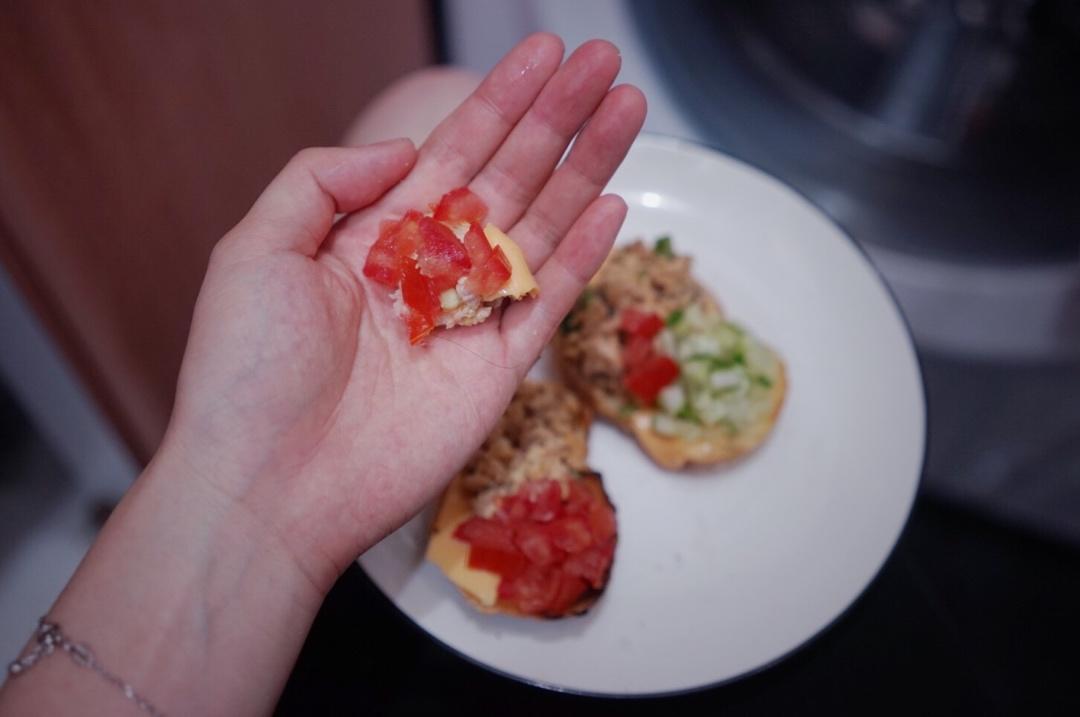 超简单的|中西合璧版|肉末tapas小食