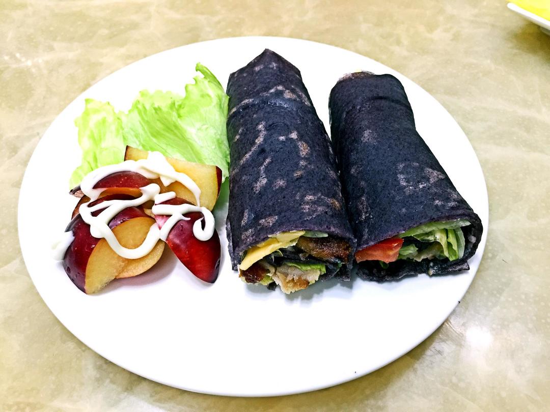 黑米面煎饼