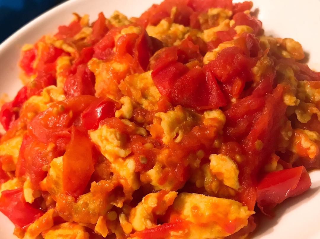 西红柿炒鸡蛋-新手下厨 Tomato and Eggs