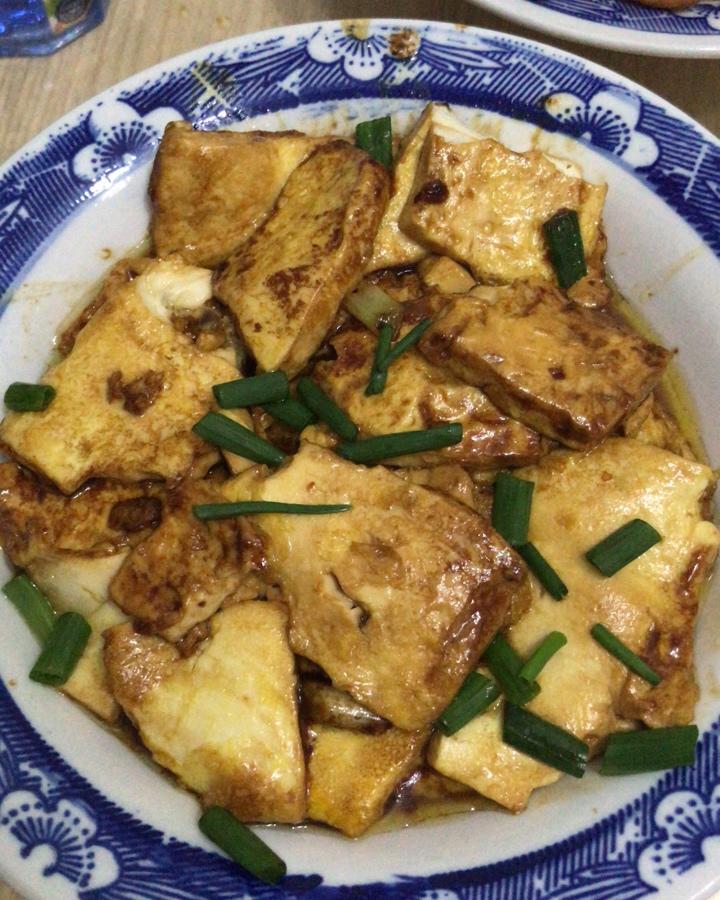 蚝油嫩豆腐