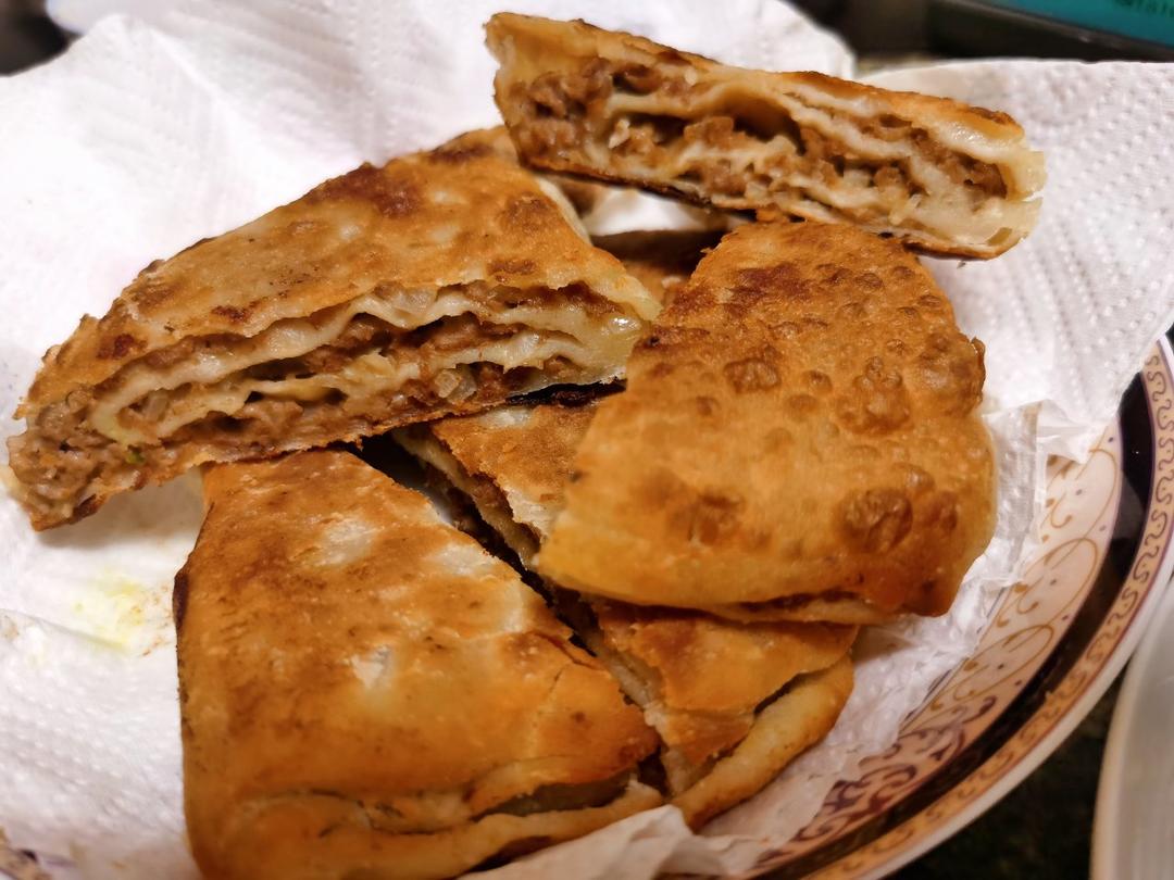 【千层牛肉饼】