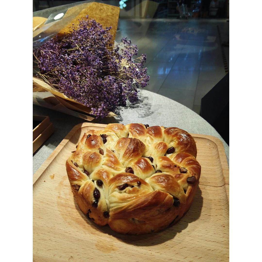 红豆丹麦手撕面包