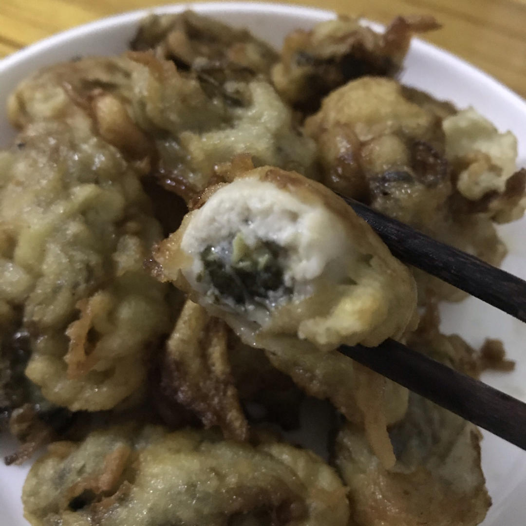 炸生蚝，牡蛎