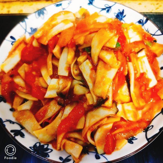 番茄家族减脂餐🍅番茄杏鲍菇10分钟