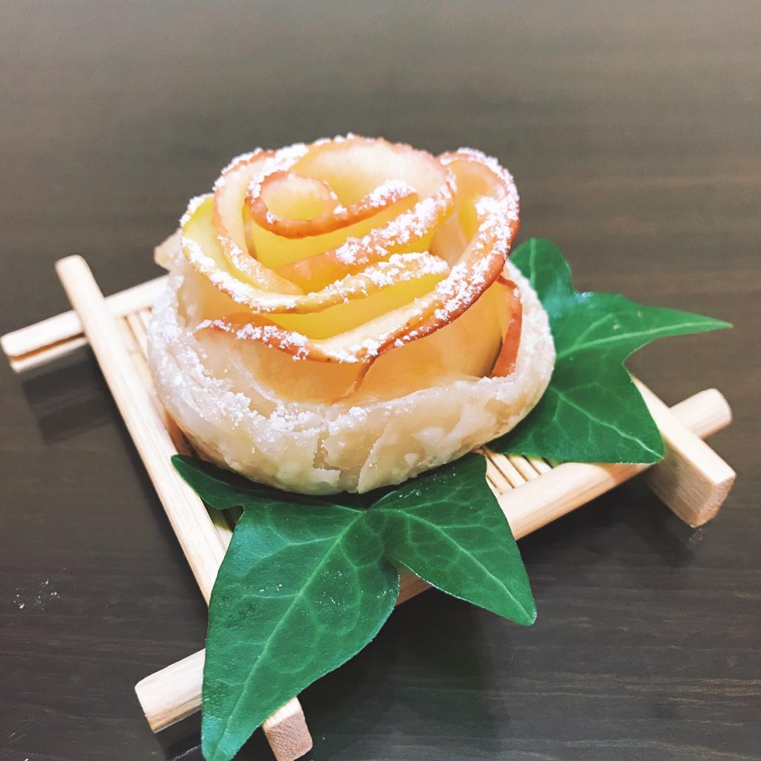 苹果玫瑰塔（手抓饼版）