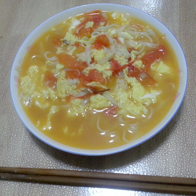 鸡蛋汤面
