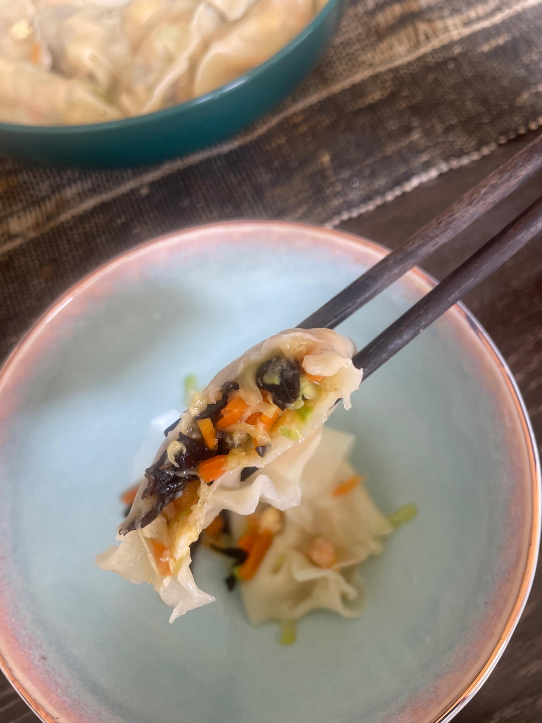 素饺子的极致美味 西葫芦鸡蛋饺子