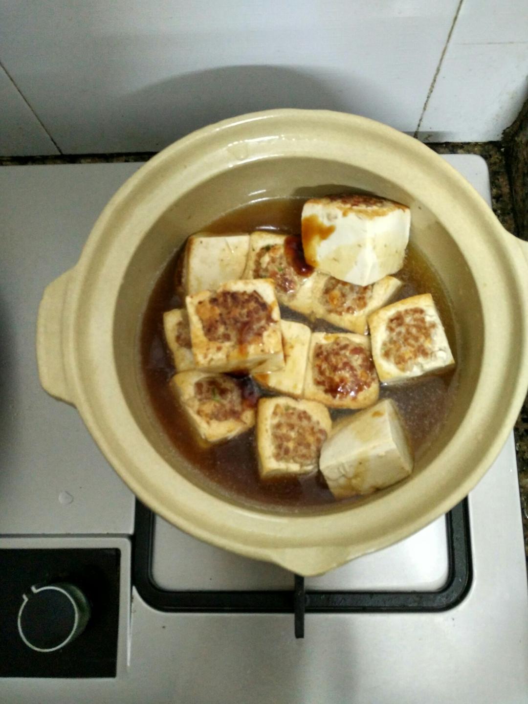 酿豆腐 豆腐箱 Tofu with Pork Mince Filling