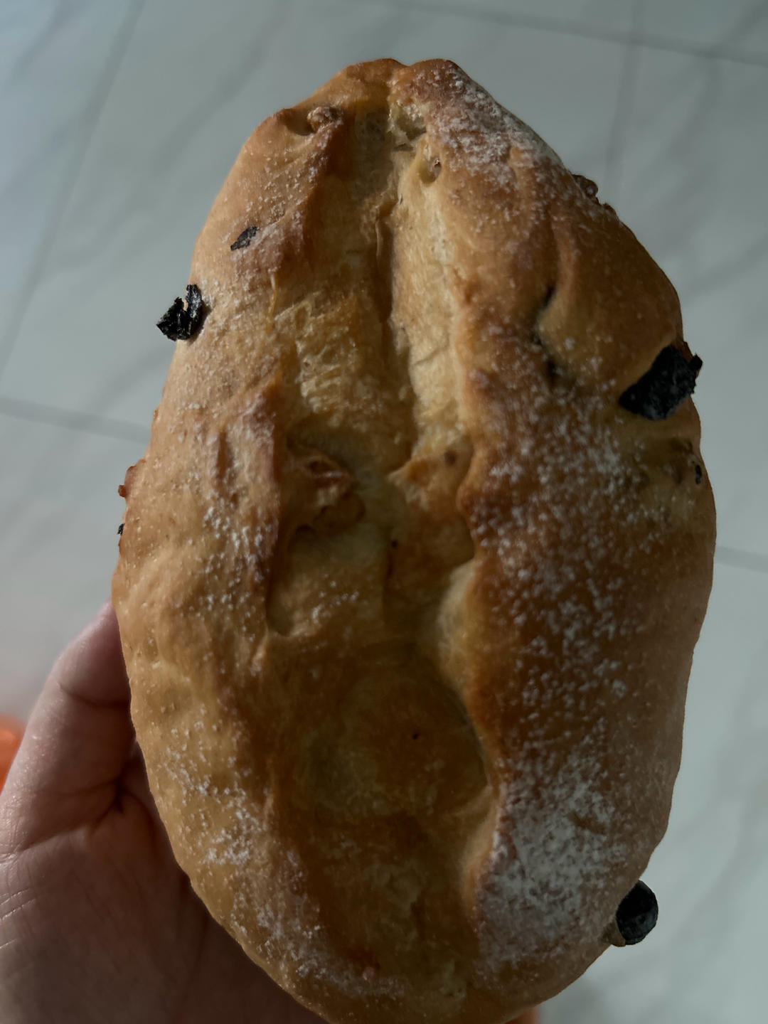 葡萄干核桃软欧包