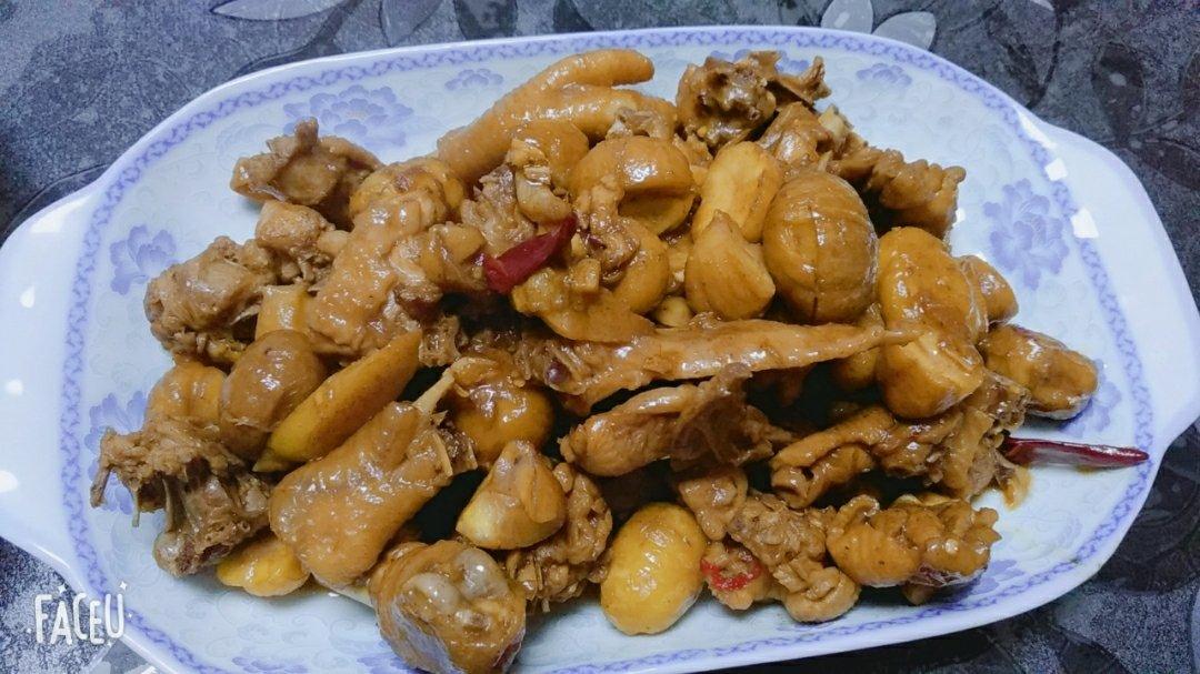 板栗烧鸡