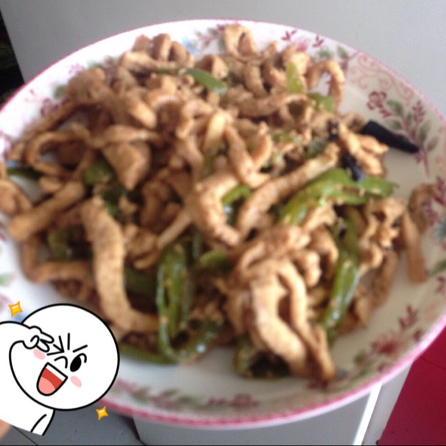 尖椒肉丝