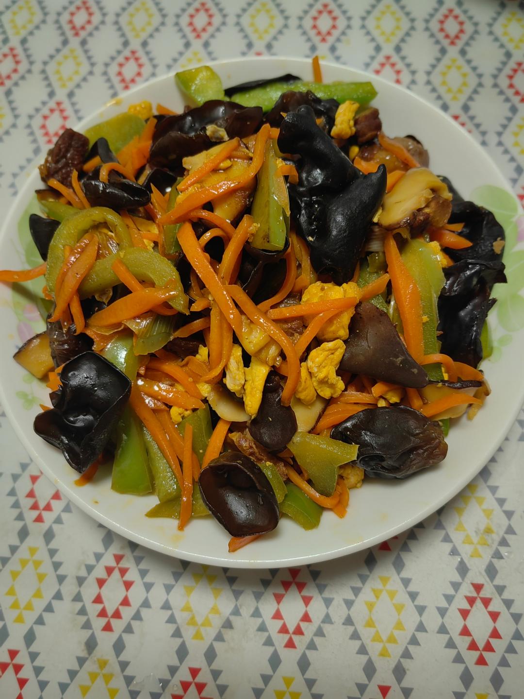 下饭菜鱼香鸡蛋