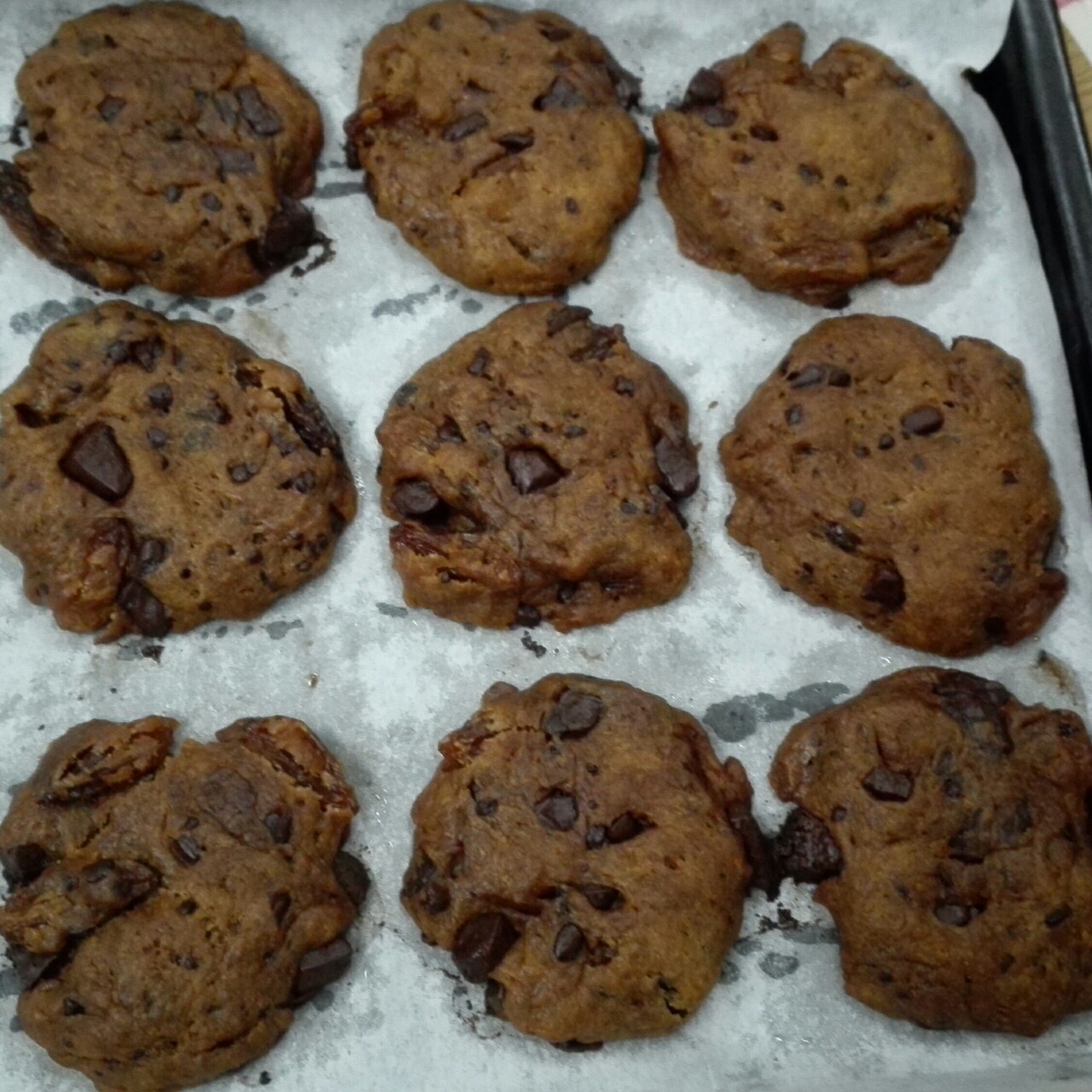 素食版葡萄巧克力软曲奇