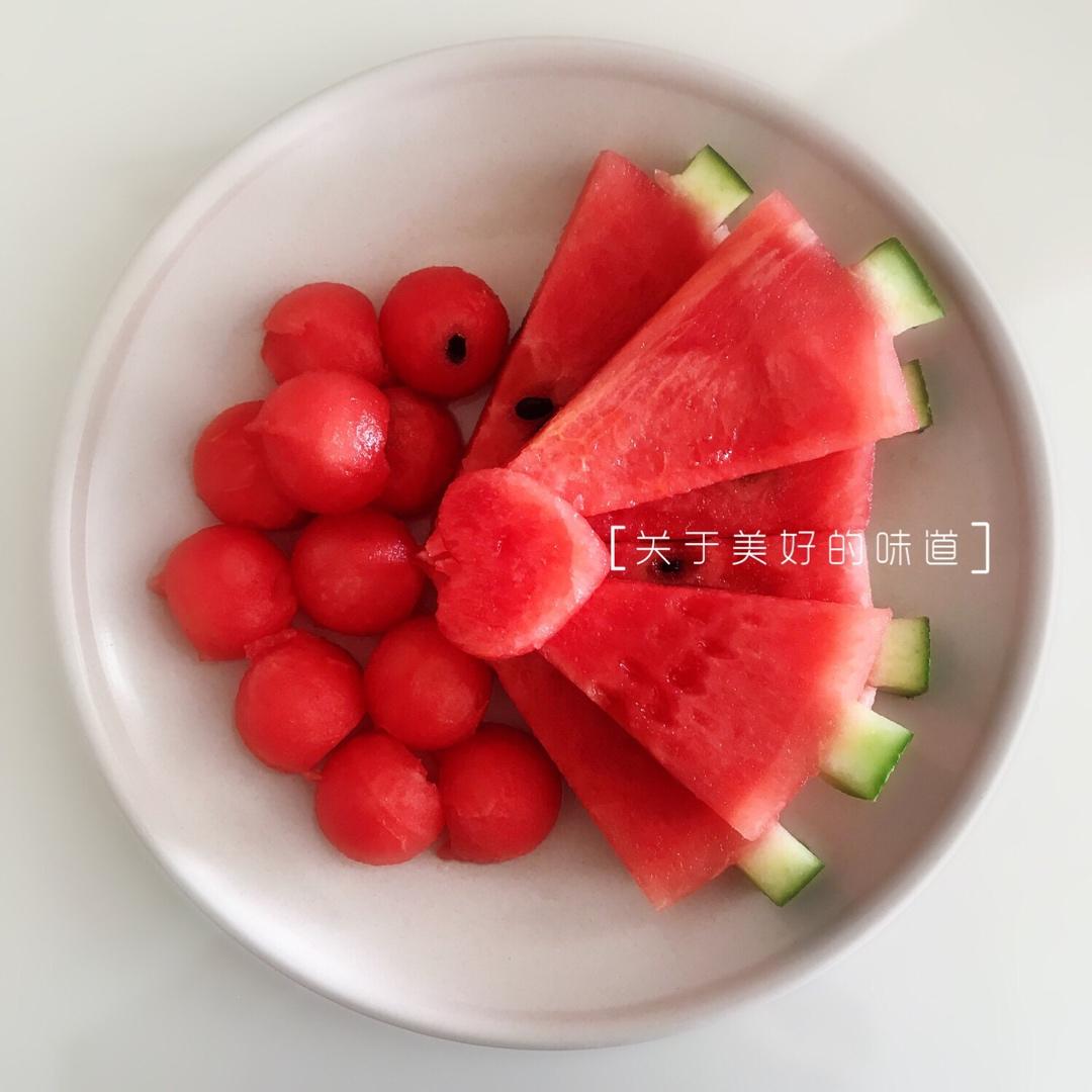 圣诞树西瓜（小鱼西瓜）西瓜摆盘