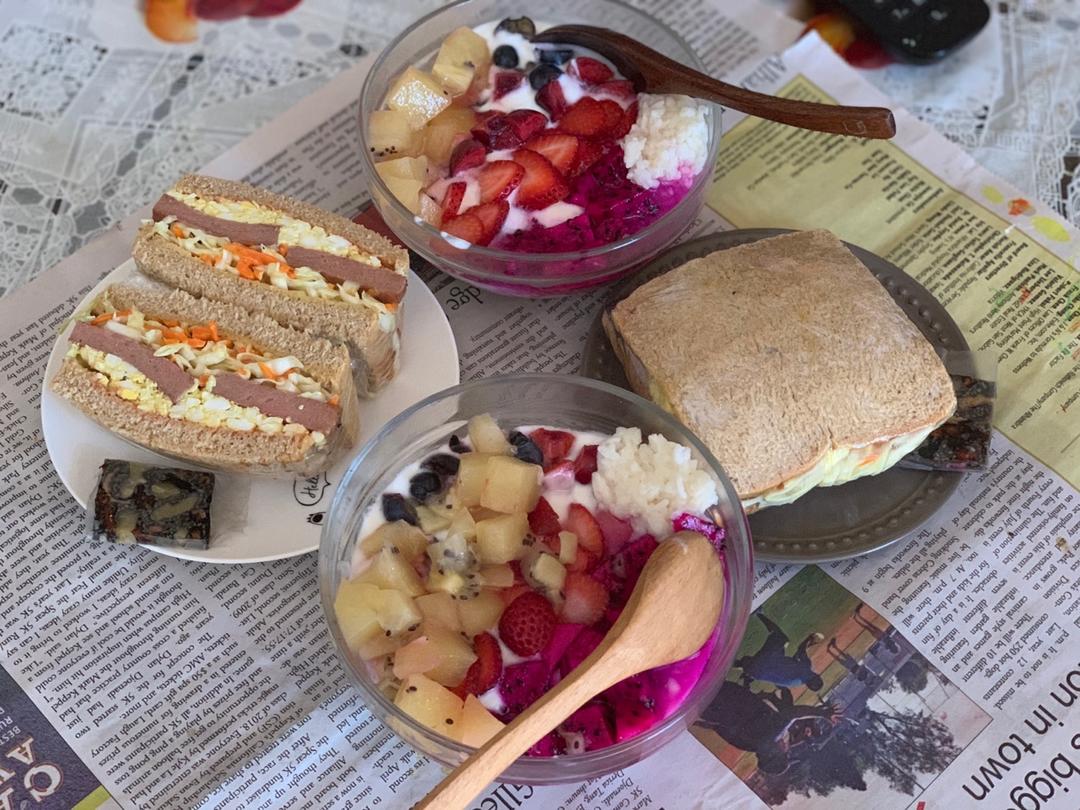 酒酿酸奶parfait