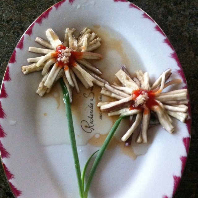 菊花茄子