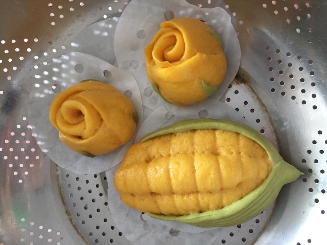 玫瑰花馒头