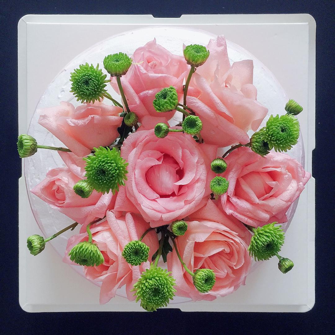 鲜花蛋糕
