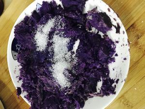 紫薯糯米糍的做法 步骤1
