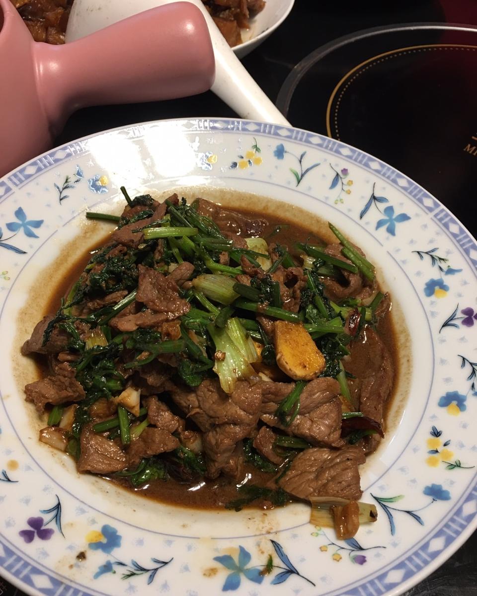 香菜牛肉