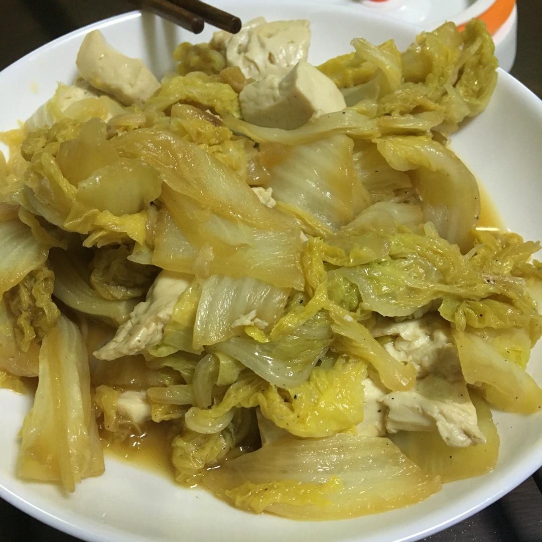 白菜炖豆腐