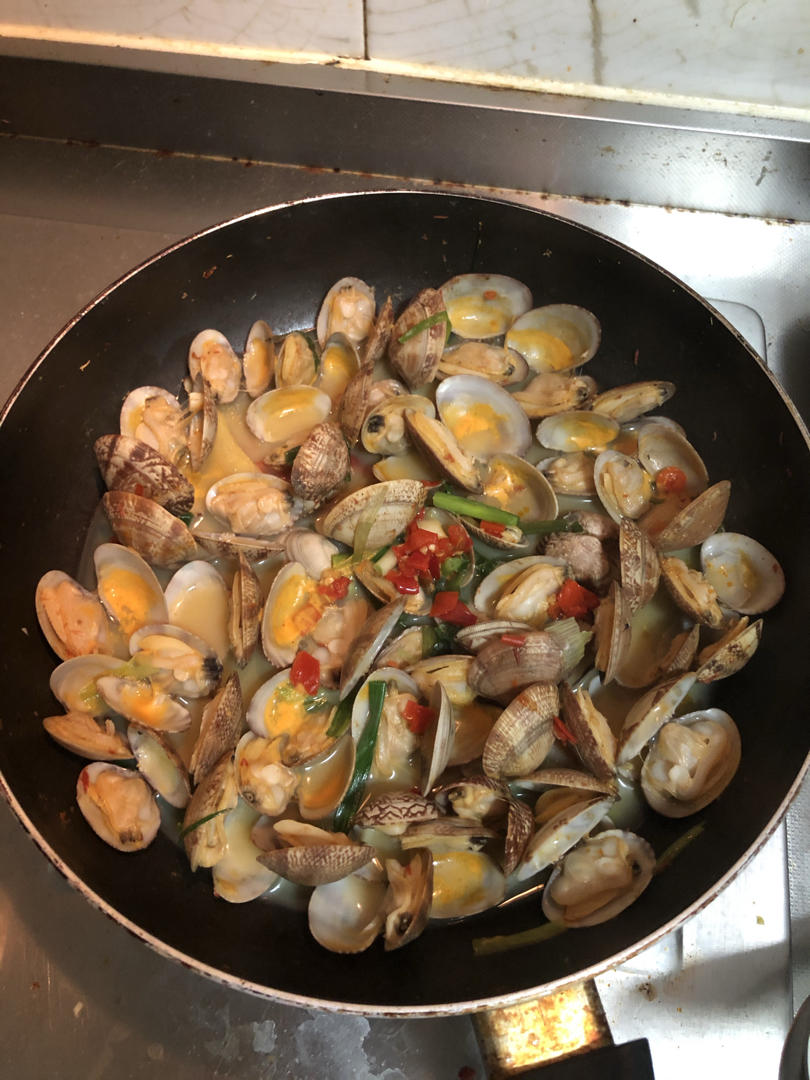 5分钟快手菜❗️秒杀路边摊爆炒花甲～好吃到爆