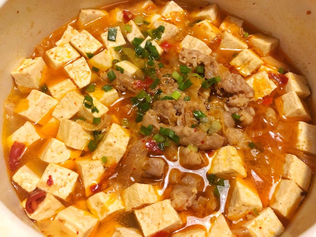 肥牛辣白豆腐锅￨能量十足