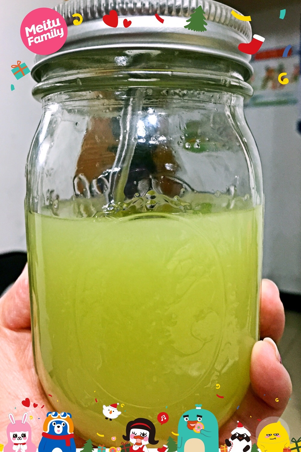 蜂蜜柠檬黄瓜汁的做法 步骤4